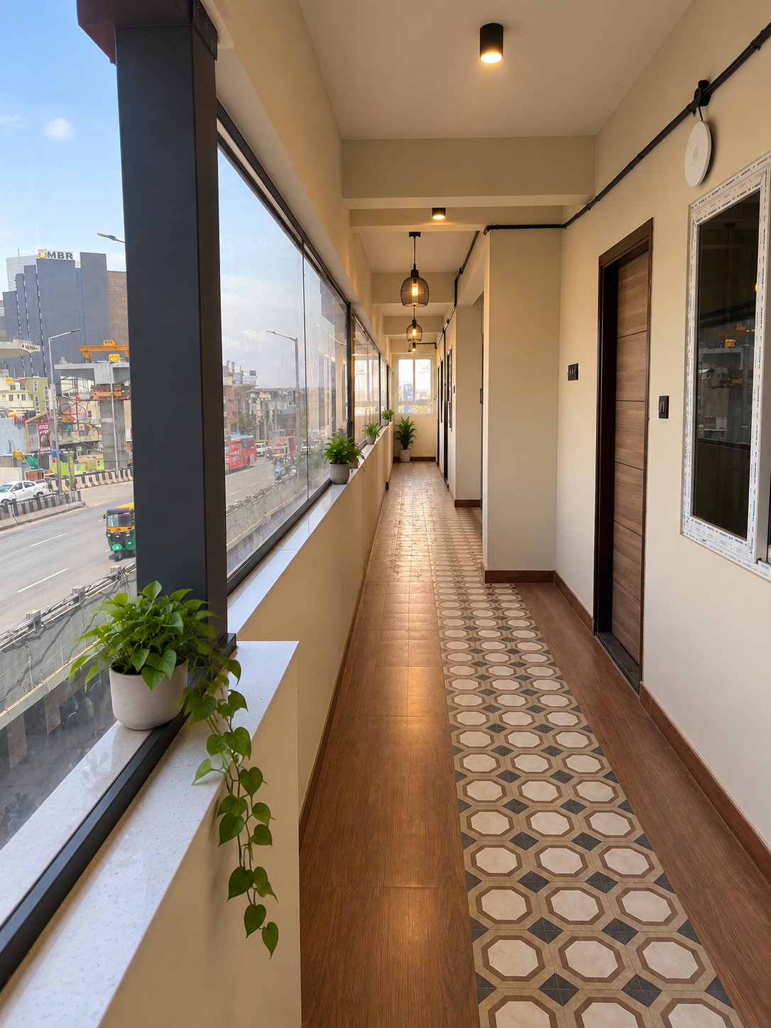 Peaceful Guest Corridors